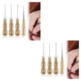 thumbnail image 1 of relayinert 4pcs Durable Sewing Repair Tools Awl With Wooden Handle Versatile DIY Hand Tool 2Set, 1 of 6