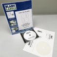thumbnail image 2 of Blank Labels CD/DVD Photo Gloss Labels Memorex Full Face Compatible Small Center Style Case and Spine Labels Inkjet Guaranteed Easy Peel Made in USA - 100 Sheets 200 Disc Labels, 2 of 5