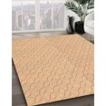 thumbnail image 3 of Ahgly Company Machine Washable Indoor Round Transitional Orange Area Rugs, 6' Round, 3 of 7