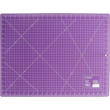 UNIQUE Double-Sided Self-Healing Cutting Mat 45 × 60 cm (23.6 in) vert, violet