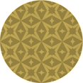 thumbnail image 1 of Ahgly Company Machine Washable Indoor Round Transitional Dark Bisque Brown Area Rugs, 3' Round, 1 of 7