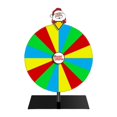 thumbnail image 1 of Luzkey Colored Rotating Wheel Drinking Game Party Supplies Erasable Portable Tabletop Roulette Wheel Prize Wheel for Shops Bar Party Santa Claus, 1 of 8