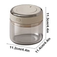 thumbnail image 3 of Birdeem Airtight Coffee Storage Container with One Way Valve, Glass Food Storage Canisters Set of 3, Kitchen Pantry Organization Jars for Coffee Beans Flour Rice Sugar, Wide Mouth Airtight Sealed Jar, 3 of 9