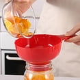 thumbnail image 4 of Home Canning Funnel Tools Set of Two for Wide or Regular Mouth Jars Transfer Funnel for Kitchen Use Durable Lightweight and Easy to Clean Suitable for Jam Oil Powders and Liquids for Home Canning and, 4 of 4