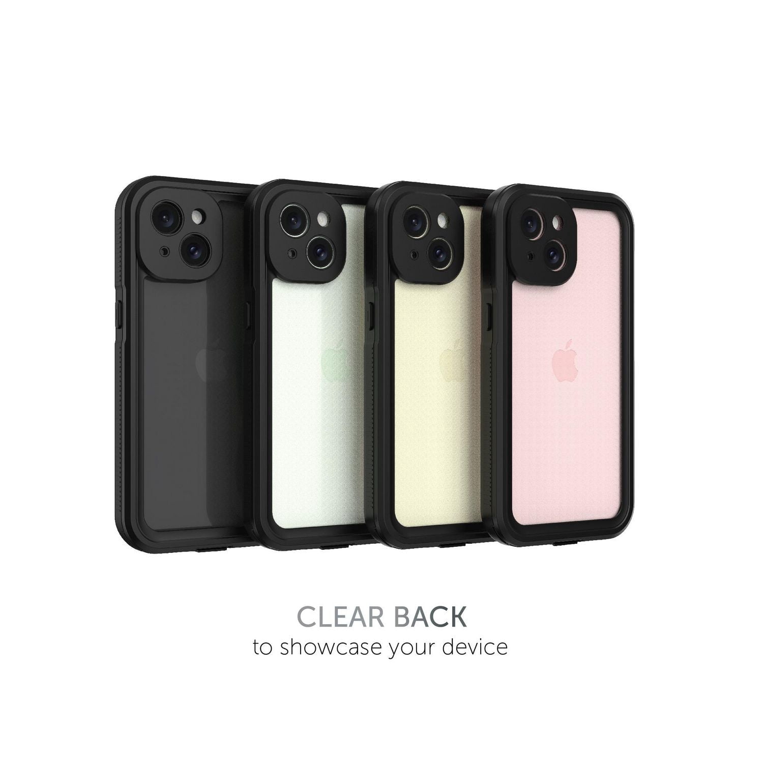 Coque étanche Body Glove Tidal pour iPhone 15 - Noir/Transparent
