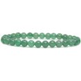 thumbnail image 1 of Bracelet Extensible Unisexe en Perles Rondes de 6 mm en Aventurine Verte Naturelle, 1 of 5