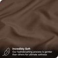 thumbnail image 2 of Bare Home Pillowcase Set - Premium 1800 Collection - Double Brushed - Ultra Soft - King Size, Cocoa, 4 Count, 2 of 7