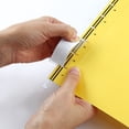 thumbnail image 4 of Hanging Organizer File Folders, Plastic 9.25x11.77" Hanging File Folders, 1 Pack Color Random Letter Size Hanging File Folders,Adjustable 1/5-Cut Tabs for Efficient Filing,Bulky Files, Sturdy, 4 of 8