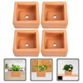 thumbnail image 2 of 4Pcs Terracotta Planter Clay Planting Pot Terracotta Pots Succulent Plant Pot Desktop Flowerpot, 2 of 5