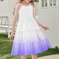 thumbnail image 4 of LOVZFMLL Robe d'Été Bohème à Bretelles pour Fillette, Décontractée, Sans Manches, à Étages, Style Camisole, pour 4-14 Ans, 4 of 7