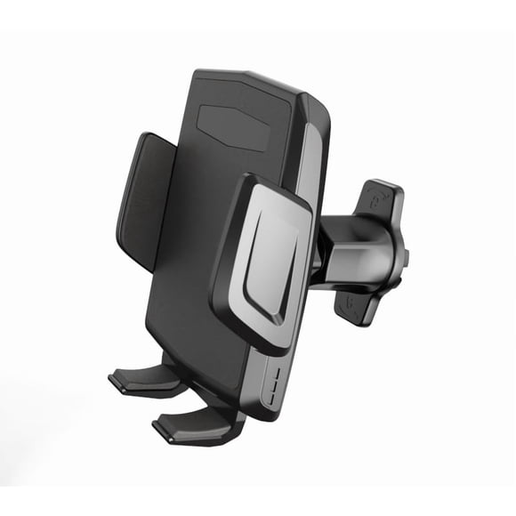 Support de Téléphone pour Évent de Voiture Rotatif à 360° - Support à Pince Extensible Ajustable avec Repose-Pieds Antidérapant pour Navigation GPS, Berceau Universel Mains Libres
