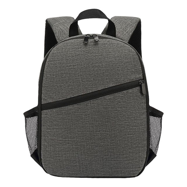 Miulika 1x Waterproof Travel Camera Bag Backpack DSLR Portable Small for Lens Pouch Gray