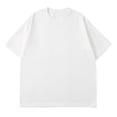 thumbnail image 1 of T-shirts pour Hommes à Manches Courtes Homme Uni Mode Décontracté Chandail à Enfiler Col Rond T-Shirt à Manches Courtes Hauts T-Shirts pour Hommes Mode Into the Am T-Shirts pour Hommes T-Shirts pour Hommes Grande Taille, 1 of 2
