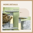 thumbnail image 4 of 79" Tall Cat Tree Condo with Scratching Posts & Toys - Light Grey Multi-Level Activity Center for Indoor Cats - Sturdy Bamboo & Plush Design for Living Room or Bedroom, 4 of 7