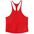 thumbnail image 2 of 70% Off! Grrvtrz Men's Stringer Bodybuilding Workout Gym Tank Tops Training Y Back Cut Off Sleeveless Shirts, 2 of 7