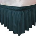 thumbnail image 1 of KEINXS Ruffled Grey King Size Bed Skirt  Dust Ruffle for King Bed with 15” Drop  Soft and Solid Microfiber  Classic Style  California King  Silver Gray Bedskirts, 1 of 6