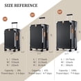 thumbnail image 3 of Joyway Carry-on Luggage Expandable Hard 20 inch Carry-on Luggage USB Port Cup Holder TSA Lock Suitcase, 3 of 7