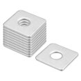 thumbnail image 1 of Uxcell Rondelle Carrée, Lot de 10, M10x30x30x3 mm, Rondelles pour Plaques Carrées en Acier Inoxydable 304, 1 of 5