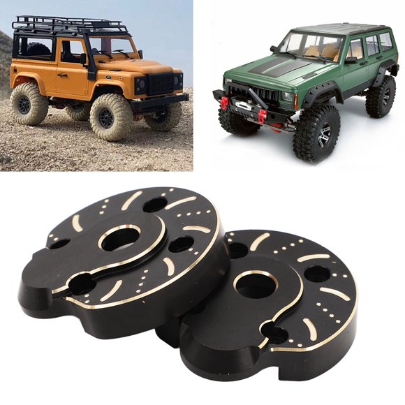 Portal Housing Portal Axle , Accurate Increase Stability Black 2pcs Portal Cover Plate for Upgrading
