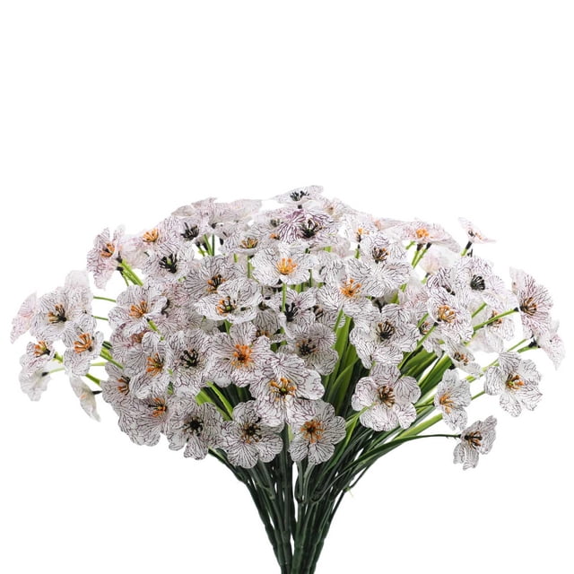 Flowers Artificial for Decoration,Flowers for Decoration Simulation Violet Artificial Flowers Outdoor Protection Artificial Flowers Garden Decoration Artificial Flowers