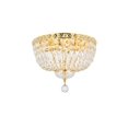 thumbnail image 1 of Elegant Lighting Tranquil 14" 4 Light Royal Crystal Flush Mount, 1 of 9