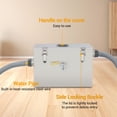 thumbnail image 3 of Kojooin Commercial Stainless Steel Grease Trap with Top Inlet and Filter Cleaning Brush for Kitchen Use, 3 of 7