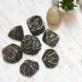 thumbnail image 4 of 7x Copper Multi Sides ,Party Favor Games,Polyhedral Set D RPG RPG Leisure Entertainment Set -, 4 of 7
