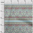 thumbnail image 1 of oneOone Silk Tabby Fabric Leaves & Floral Block Decor Fabric Printed BTY 42 Inch Wide, 1 of 4