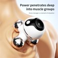 thumbnail image 4 of Qiopertar Wireless Triangular Massager with Digital Display, Handheld Vibration Massager with Ergonomic Grip, Compact Body Massager for Neck Back Knee Relief, 4 of 6