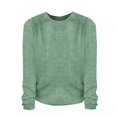 thumbnail image 5 of WTXUE T-Shirts à Manches Longues, Chandails à Col Rond pour Femmes Automne Hiver Décontractés à Rayures T-Shirt Haut Rayé Hauts Décontractés pour Femmes Vert/à Rayures TTG, 5 of 5