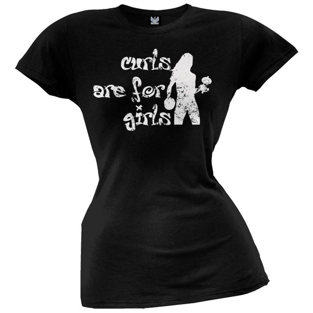 Les Boucles Sont pour les Filles Juniors T-Shirt