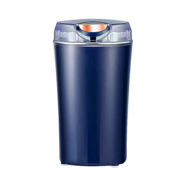Ea Zy Portable Burr Coffee Grinder Automatic Mini Mill With Brush One Push Button Operation For Fresh Grounds