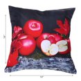 thumbnail image 2 of IH Casa Decor Polyester Digital Print Cushion Fresh Pommes 18 X 18 - Ensemble De 2, 2 of 3