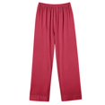 thumbnail image 3 of Posijego Womens Long Sleeve Button down Pajama Set Collared Shirts Casual Pants Plain Loungewear Pjs, 3 of 4