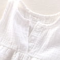 thumbnail image 4 of vdgthytj Vêtements d'Été pour Bébé Filles Mignon Col Rond Sans Manches Chemise et Shorts Ensemble 2 Pcs, 4 of 7