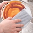 thumbnail image 4 of Dvkptbk Multi-Purpose Scrub Sponges Kitchen 5 Pack, Long-Lasting and Reusable Nylon Dish Scrubbers, Non-Scratch Microfiber Dish Sponge for Efficiently Cleaning Dishes Pots Pans and More, 4 of 9