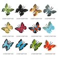 thumbnail image 3 of 12 Pcs Figurines d'Animaux Réalistes Figurines pour Collection /> 12 Pcs Fournitures de Fête Papillon, 3 of 9