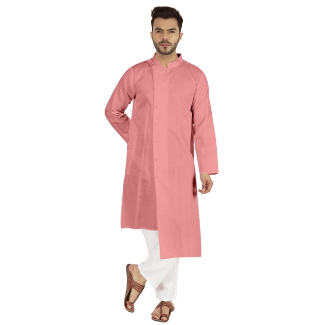 Atasi Kurta Pyjama Indien Ensemble 2 Pcs pour Hommes Tenue de Fête Robe Traditionnelle Tenue Ethnique