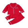 thumbnail image 3 of Ensembles de Pyjama en Coton pour Bébé à Manches Longues, à Simple Boutonnage, 3 of 5