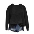 thumbnail image 5 of Meichang Chandail de Football pour Femmes, Coupe Ample, Manches Longues, Col Ras du Cou, Chandails Graphiques, Coupe Ample, Automne Hiver, Chandail à Enfiler Décontracté, Vêtements pour le Dimanche Jour de Match, 5 of 5