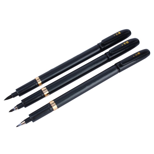 Herwey Brush Ink Pen Chinese Japanese Calligraphy Pen Ink Pen For Water For Beginners