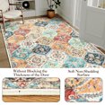 thumbnail image 5 of Hasoo Washable Living Room Area Rug 8x10 ft Large Modern Floral Soft Stain Resistant Indoor Orange Carpet, 5 of 5