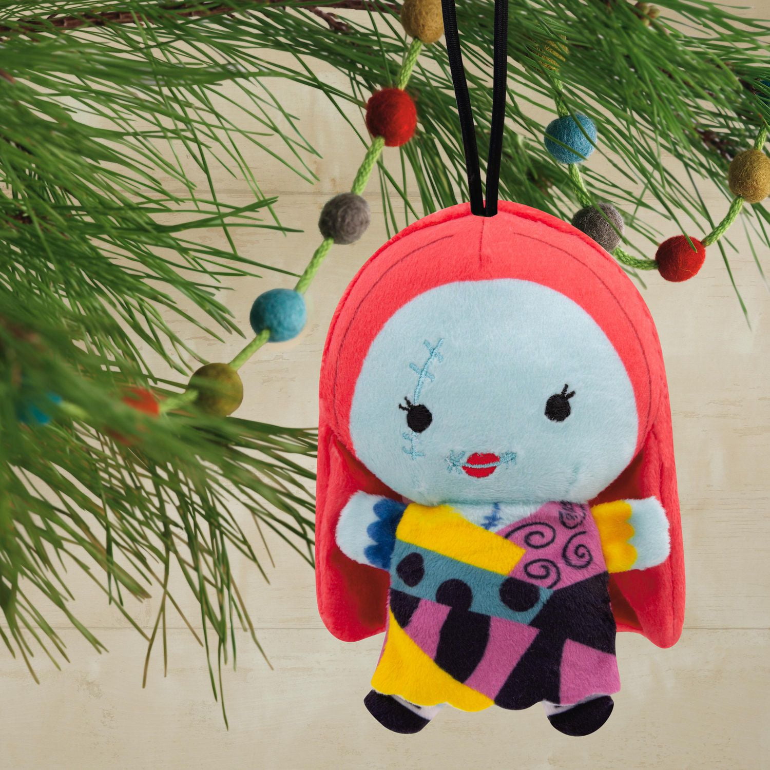 Hallmark Disney Tim Burton's The Nightmare Before Christmas Sally Christmas Ornament, Plush Fabric