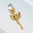 thumbnail image 5 of Artificial Rose Branch Decoration Lustrous Durable Faux Crystal Flower Fake Rose Branch, 5 of 5