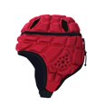 thumbnail image 4 of DYNWAVECA Casque de Rugby pour Enfants Casque de Soccer Rembourrage Doux Casque Universel de Soccer pour Planche à Roulettes Soccer Drapeau Soccer Extérieur Rouge m, 4 of 10