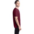 thumbnail image 2 of Hanes TAGLESS Men`s T-Shirt - Best-Seller, XL, Maroon, 2 of 3