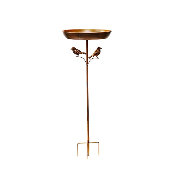 Bird Baths for Outdoors Metal to the Birds of 33 Inches Outdoor Hot Bird and Bird Feeder Independent Vintage Bowl for Feeder Bird Baths for Outdoors Garden Metal Bird Feeder,Bird Bath Bowl