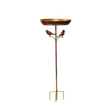 Bird Baths for Outdoors Metal to the Birds of 33 Inches Outdoor Hot Bird and Bird Feeder Independent Vintage Bowl for Feeder Bird Baths for Outdoors Garden Metal Bird Feeder,Bird Bath Bowl