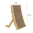 thumbnail image 4 of Cat Scratcher Pad Bed Interactive Play Toy Furniture Protector Scratching Board 43.5cmx25cm, 4 of 8