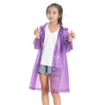 thumbnail image 1 of 1 Pcs Imperméable Transparent pour Enfants Garçons Filles en EVA avec Capuche pour Extérieur, 1 of 10